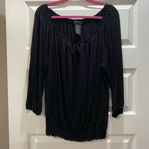 Women’s “Grace Elements” Black Blouse - size XL